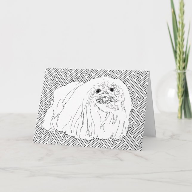 Pekingese Dog Notes (Front)
