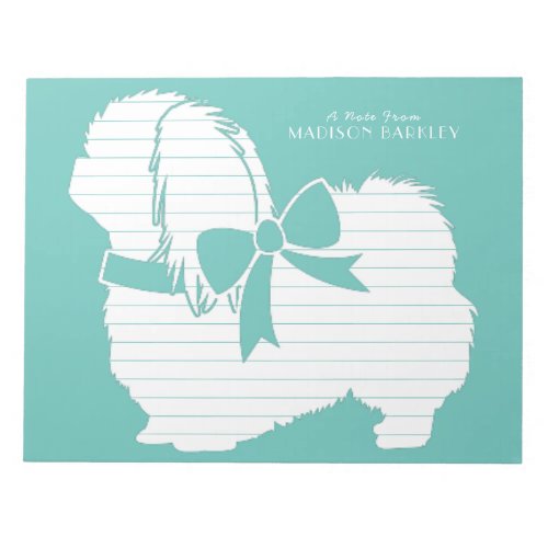 Pekingese Dog Puppy Notepad