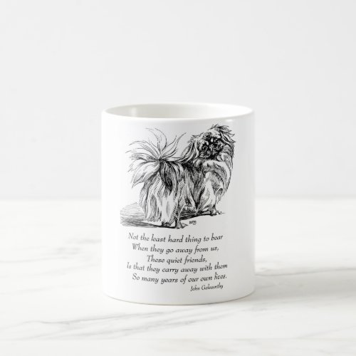 Pekingese Dog Rainbow Bridge Coffee Mug