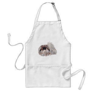 Pekingese Dog Standing Adult Apron