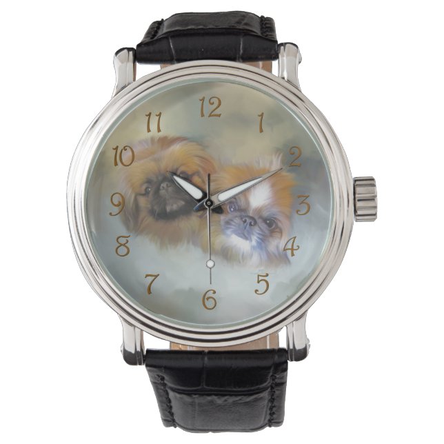 Pekingese Duo Watch (Front)