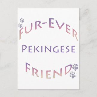 Pekingese Furever Postcard
