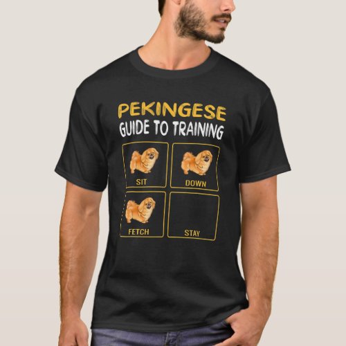 Pekingese Guide To Training Dog Obedience T_Shirt