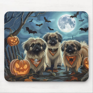 Pekingese Halloween Spooky Mouse Pad