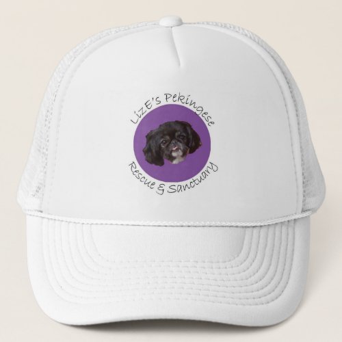 Pekingese Hat _ baseballtrucker style Liz Es