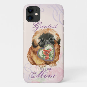 Pekingese Heart Mom iPhone 11 Case