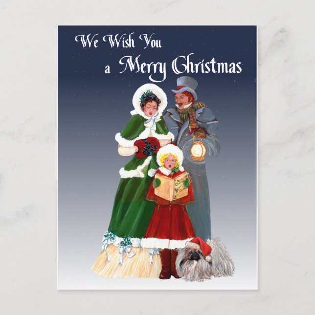 Pekingese Holiday Designs Postcard (Front)