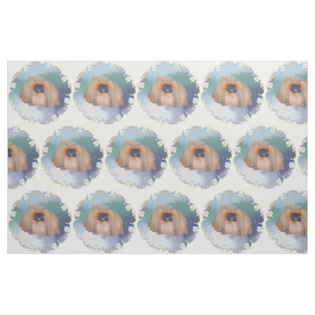 Pekingese Ice Princess Fabric (Fat Quarter)