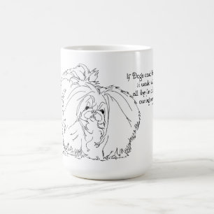 Pekingese If Dogs Could Talk Coffee Mug