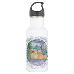 Pekingese in Lavender Water Bottle