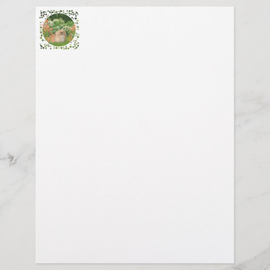 Pekingese in the Garden (Front)