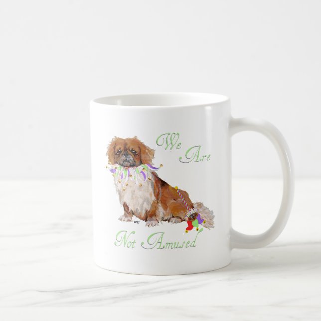 Pekingese is Not Amused Coffee Mug (Right)