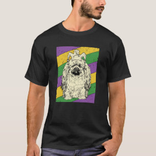 Pekingese Jester Mardi Gras Dog Mom or Dad T-Shirt