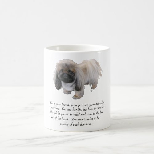 Pekingese Keepsake _ FEMALE Coffee Mug