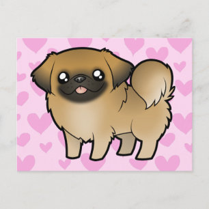 Pekingese Love (puppy cut) Postcard