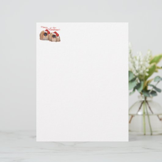 Pekingese Merry Christmas (Standing Front)