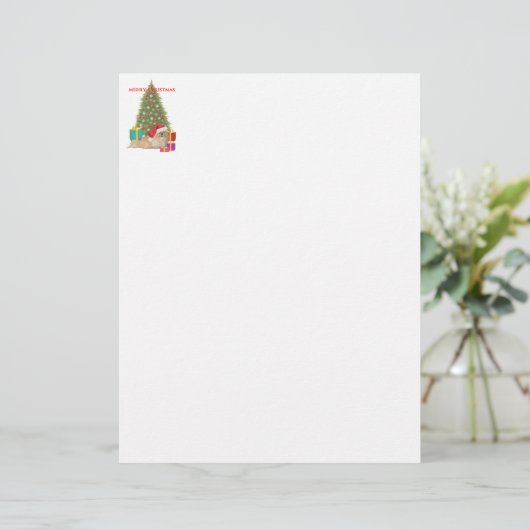 Pekingese Merry Christmas (Standing Front)