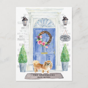 Pekingese Moving Announcement Postcard