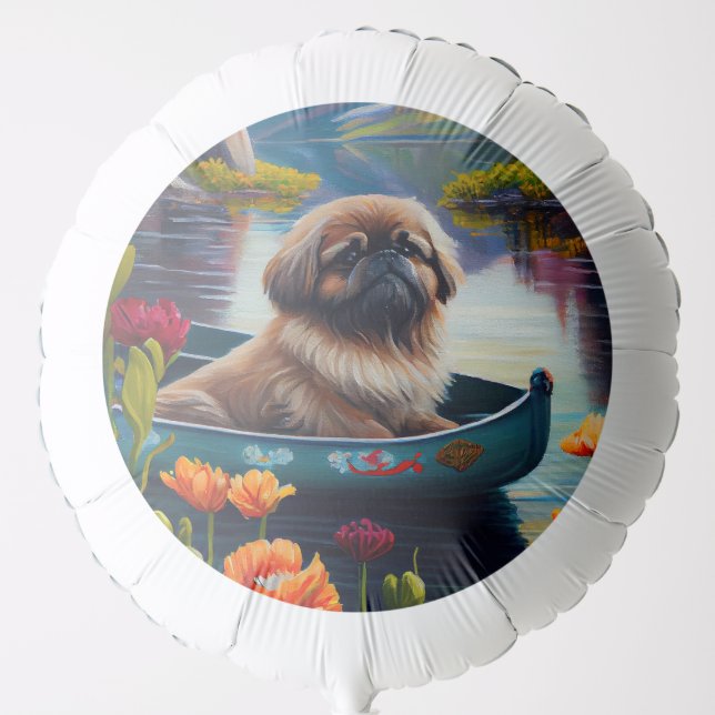 Pekingese on a Paddle: A Scenic Adventure Balloon (Front)