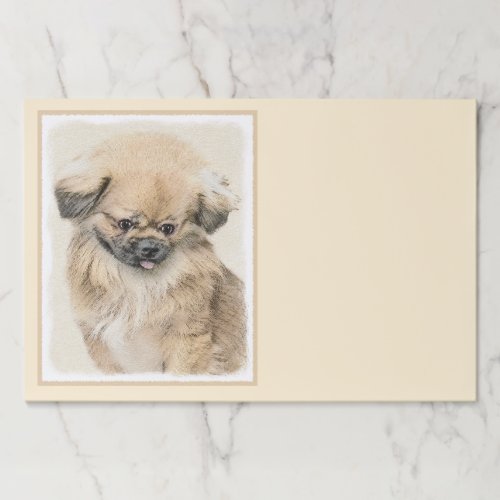 Pekingese Painting _ Cute Original Dog Art Paper Pad