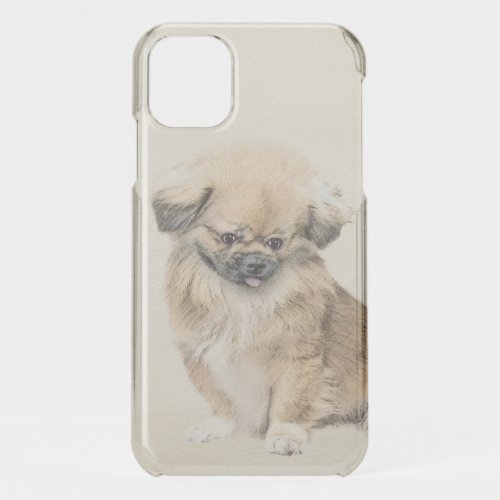 Pekingese Painting _ Cute Original Dog Art iPhone 11 Case