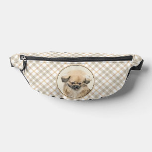 Pekingese Painting Fawn Cute Original Pet Dog Art Fanny Pack