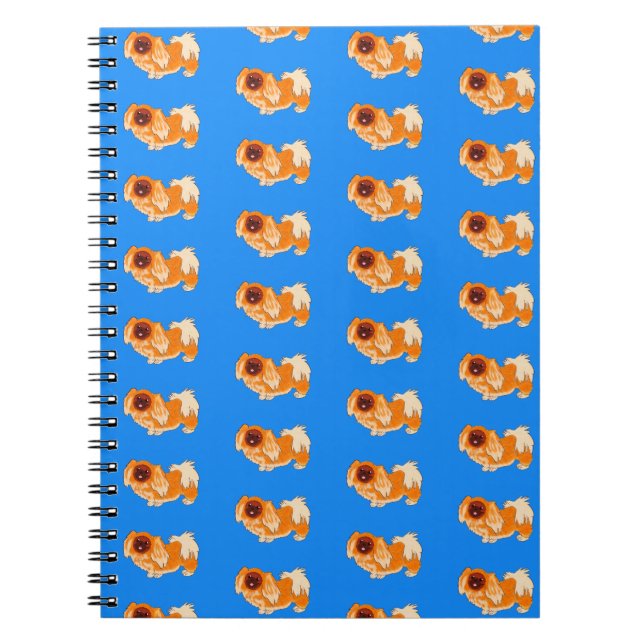 Pekingese Pattern Notebook (Front)