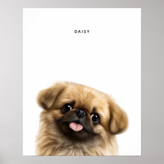 Pekingese Personalized Print (Front)