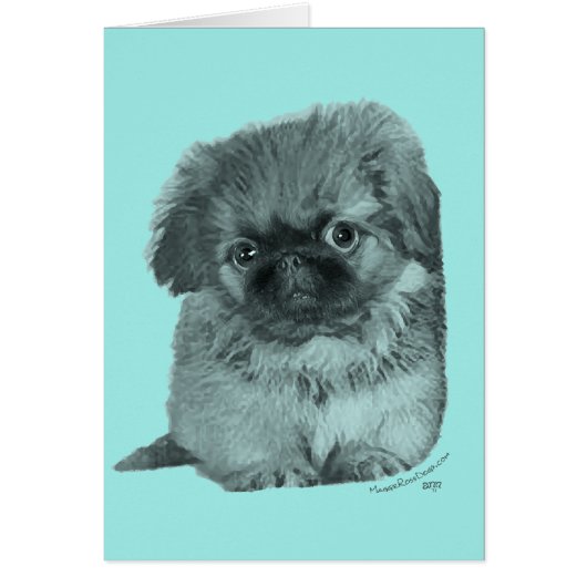 Pekingese Puppy Cards (Front)