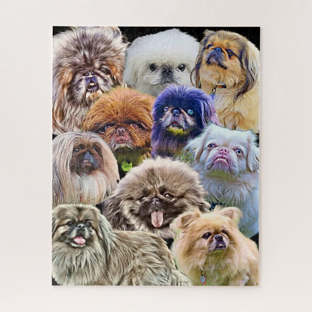 Pekingese Puzzle - a piece of art! (Vertical)