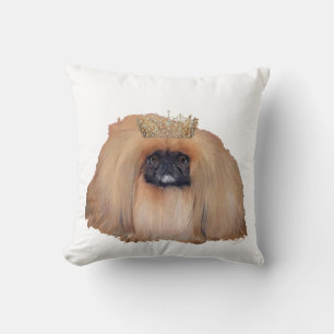 Pekingese Queen (Customize if you Wish!) Throw Pillow