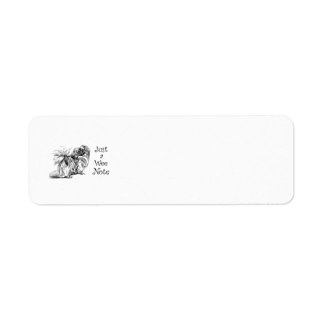Pekingese  Return Address Labels (Front)