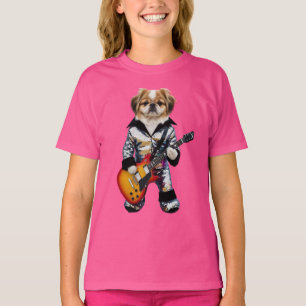 Pekingese Rock Star Kid's T-Shirt
