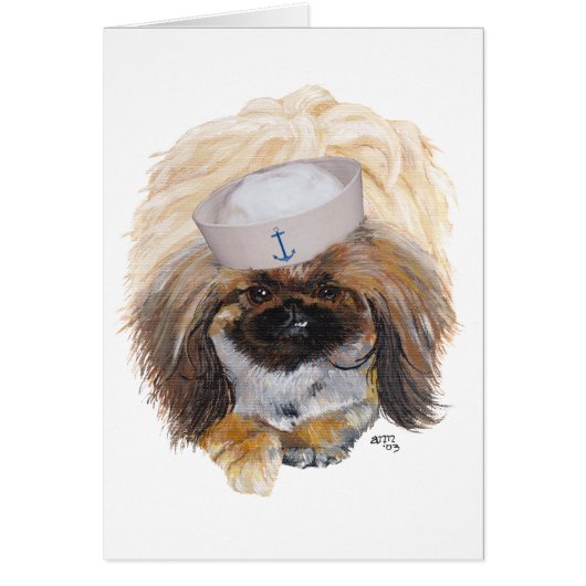 Pekingese Sailors Cards (Front)