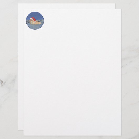 Pekingese Santa Claus (Front/Back)