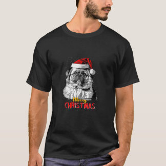 Pekingese Santa Claus Hat Merry Christmas Dog X Ma T-Shirt