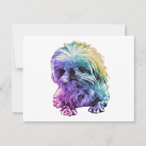 Pekingese Stationery _ blank card Marcus