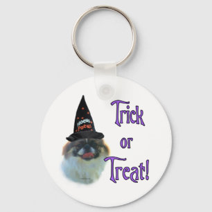 Pekingese Trick Keychain