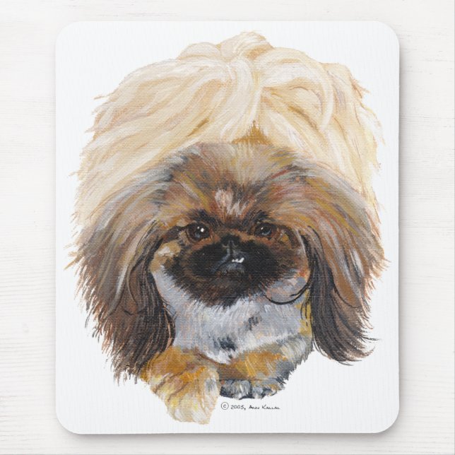 Pekingese Tuffy Mouse Pad (Front)