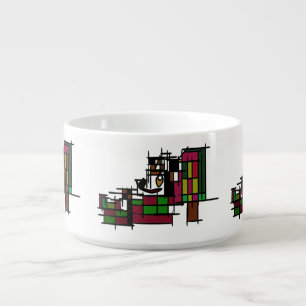 Pekingese winter  bowl