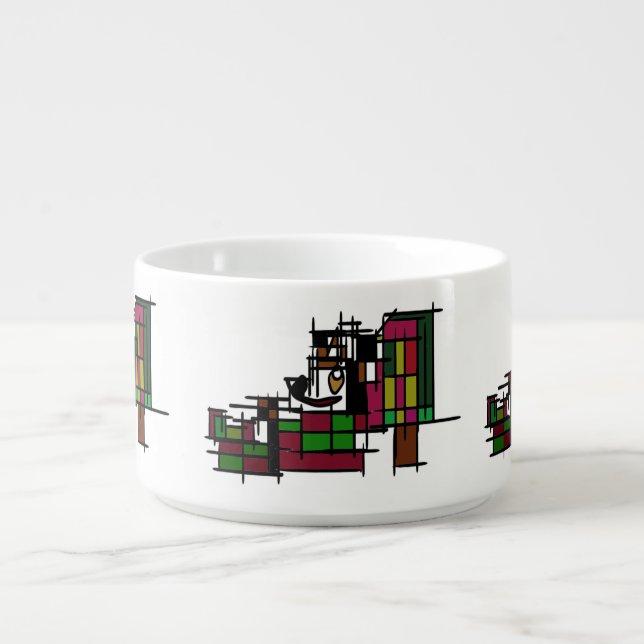 Pekingese winter  bowl (Center)