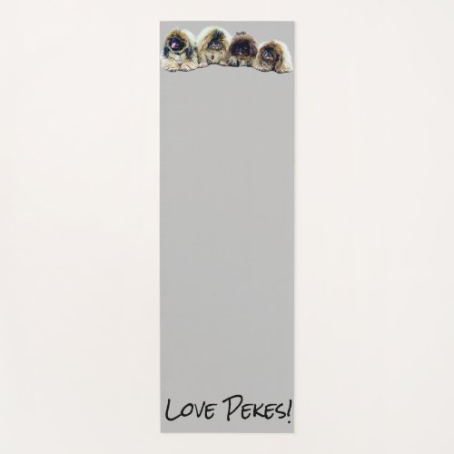 Pekingese Yoga Mat_ Pekes and Peke_Ends Yoga Mat