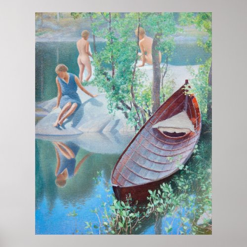 Pekka Halonen Summer idyll 1931 Finland         Poster