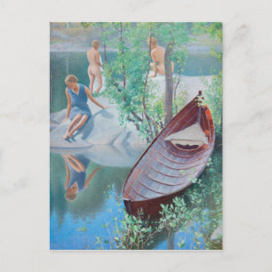 Pekka Halonen Summer idyll Kesäidylliä Postcard