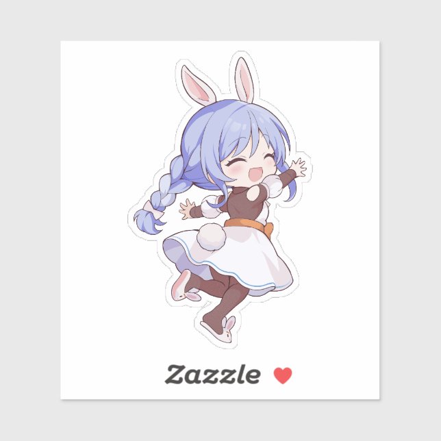 Pekomama Chibi Vtuber Art Sticker (Sheet)