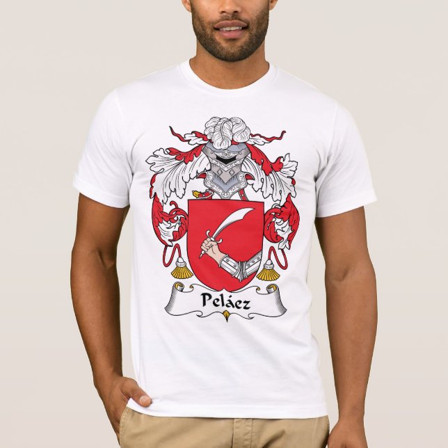 Pelaez Family Crest T-Shirt (Front)
