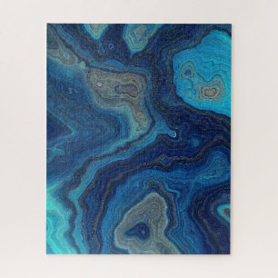 “Pelagic Contours” – An Abstract Seascape Jigsaw Puzzle