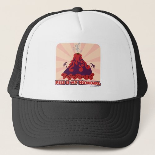 Pele Volcano Goddess Hawaii Tourist Trucker Hat