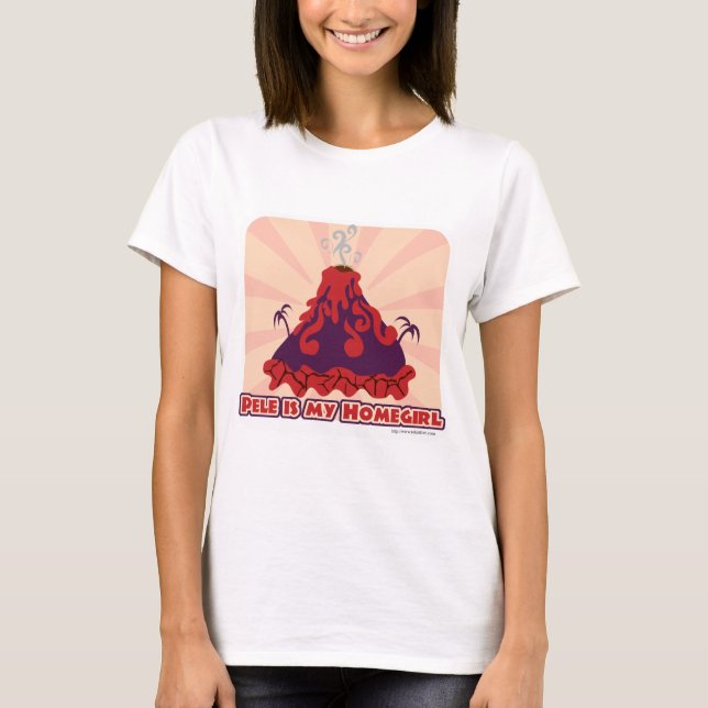 Pele Volcano Goddess T-Shirt (Front)