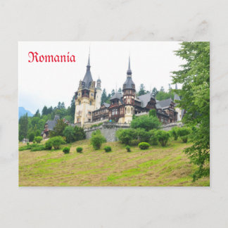Peles Castle in Sinaia, Romania Postcard